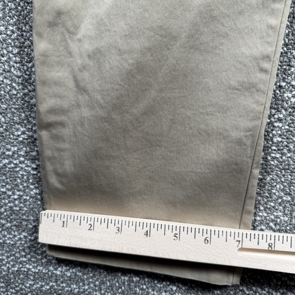 Lululemon Commission Pant Warpstreme Mens 38x33 Beige Tan Slim Fit Slash Pockets - Picture 6 of 7